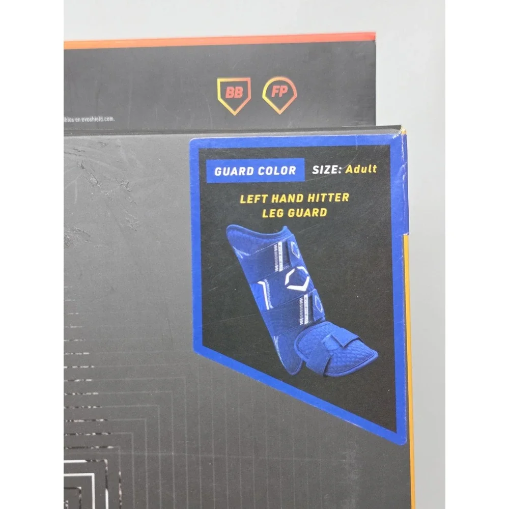 Evoshield PRO-SRZ 2.0 Baseball Softball Adult Leg Guard Blue Right Hand Hitter